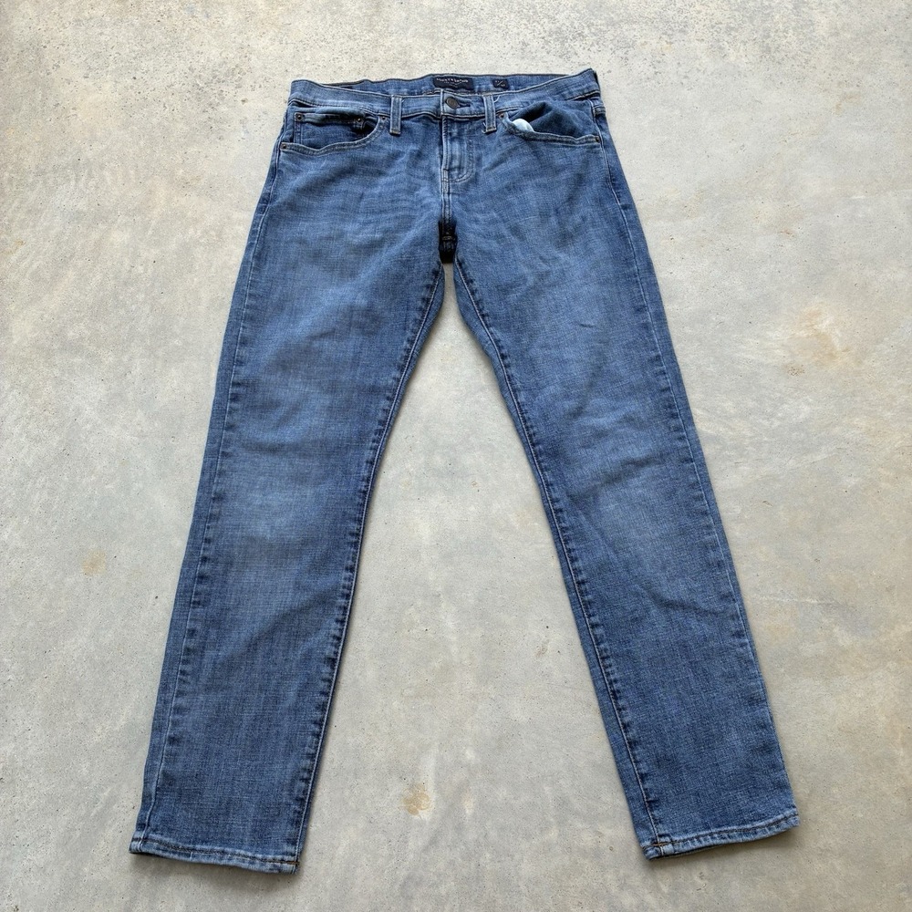 Lucky Brand Jeans Mens 31x30 110 Skinny Blue Denim Stretch Casual Flex Travel